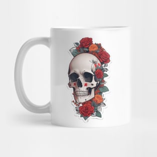 Tattooed Girl Skull Mug